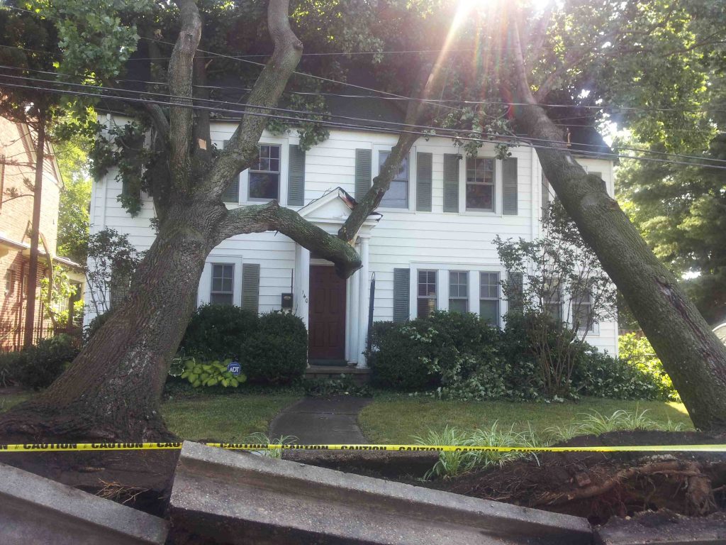 Severe Thunderstorms Swept Through Annapolis Murray Hill Home Damage